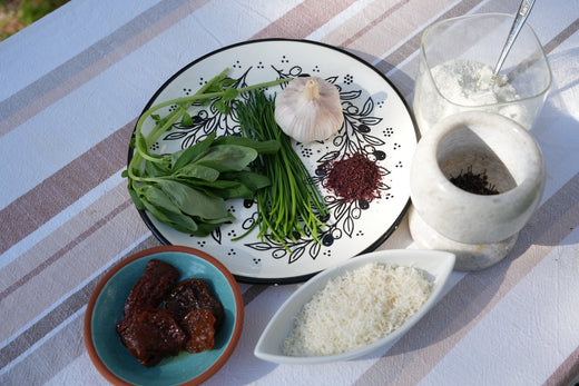 Sun-Dried Tomato and Herb Parmesan Dipping Oil