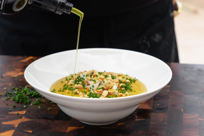 Pumpkin Soup with Peanut Butter