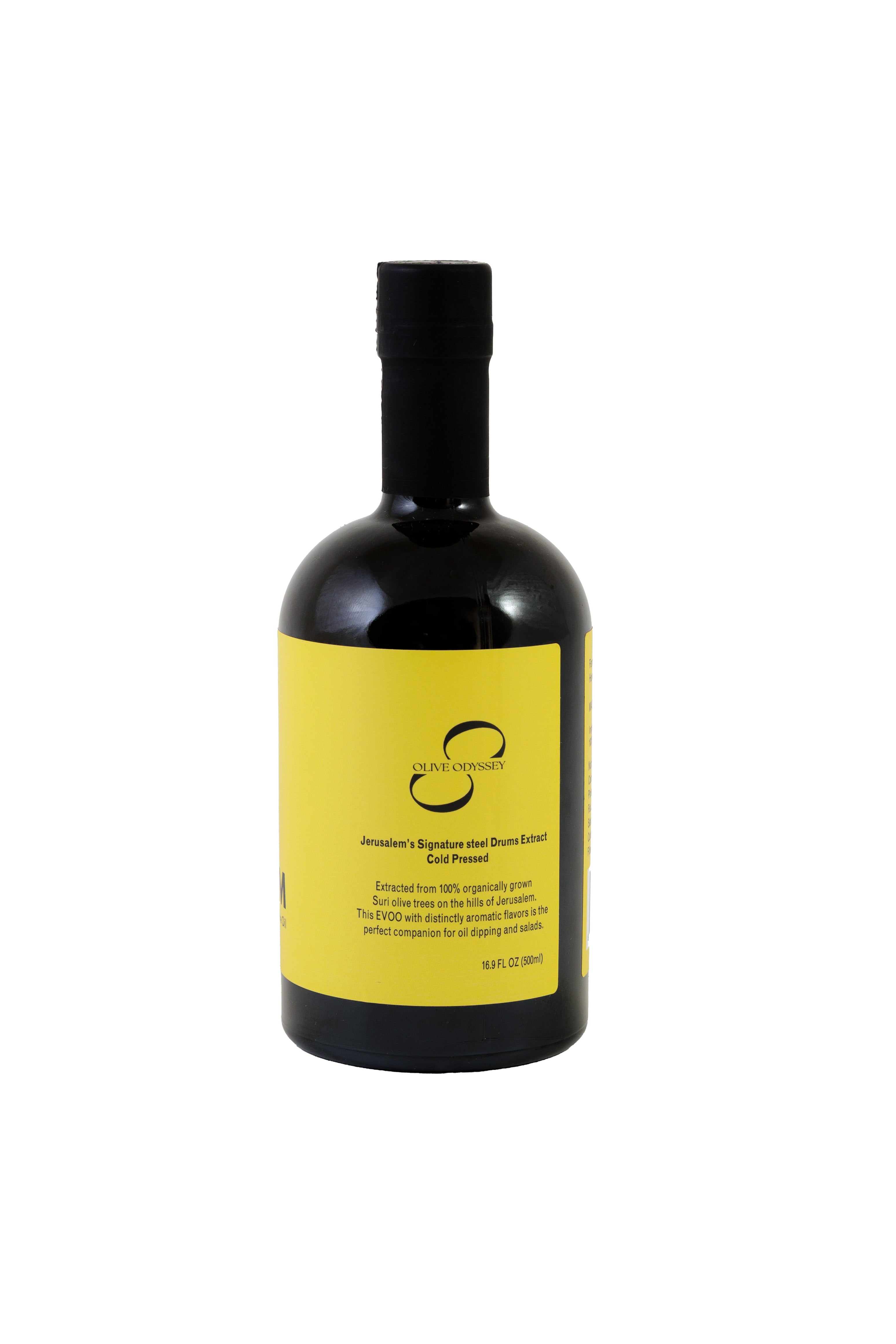 Jerusalem's Cold Pressed Extracted Olive Oil - Full Bodied and Aromatic [Harvest Year: 2023]