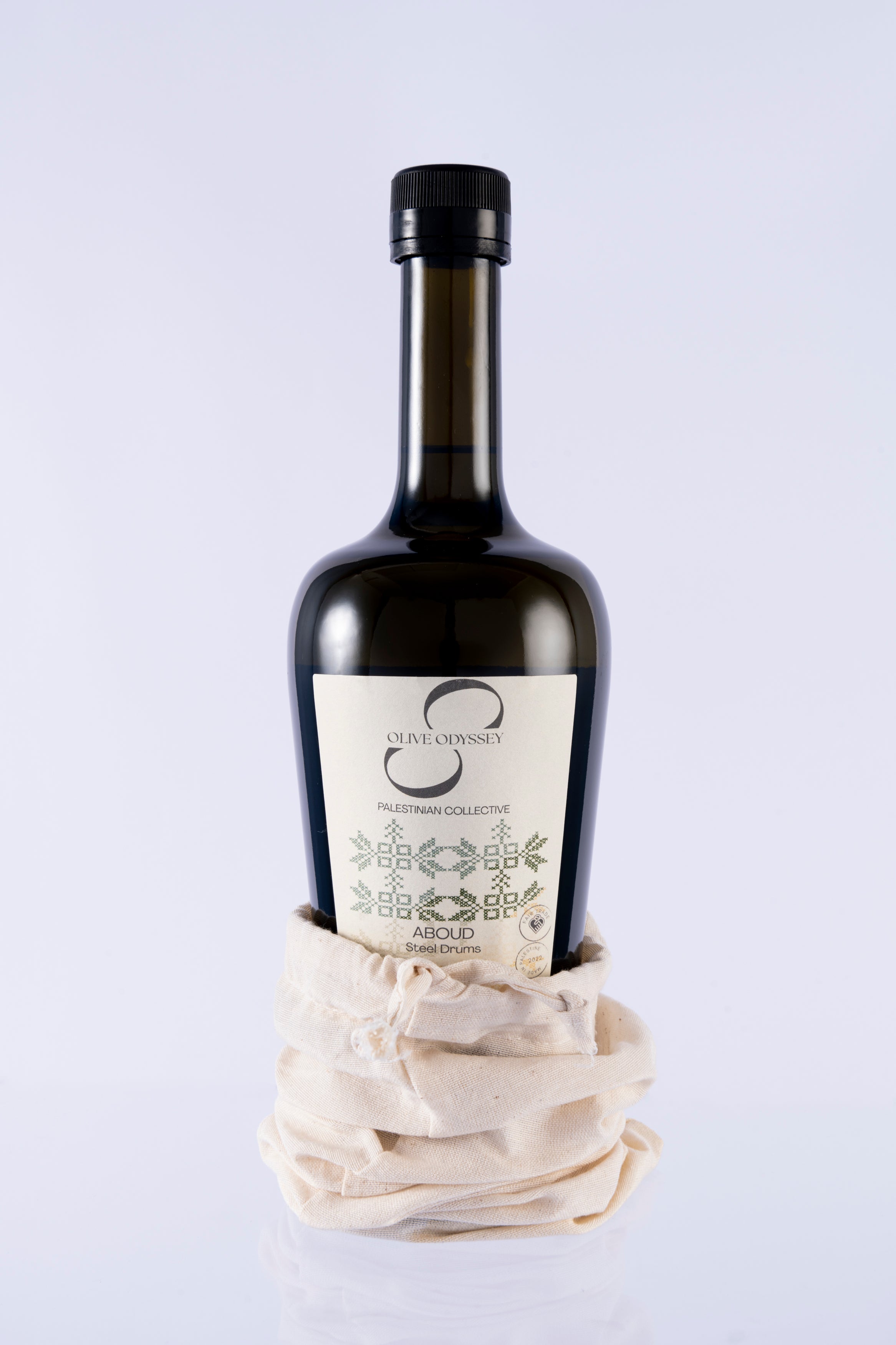 Aboud's aus Stahlfässern extrahiertes Olivenöl – reichhaltig und robust, natürlich verarbeitet – [750 ML / 25,3 FL OZ] – [Erntejahr: 2022]