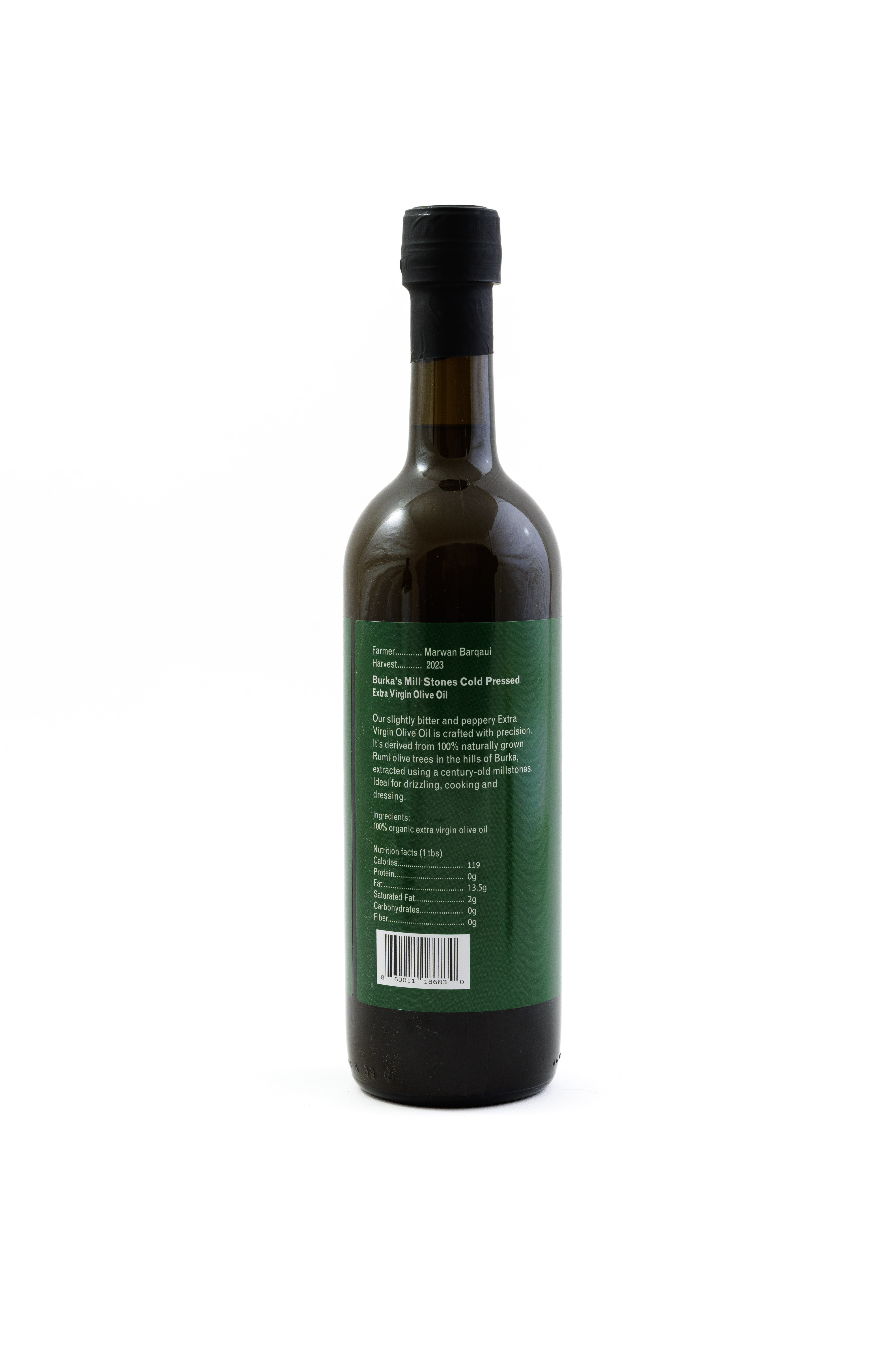 Burka's Mühlstein-extrahiertes Olivenöl – würzig, pfeffrig und kraftvoll [Erntejahr: 2023]