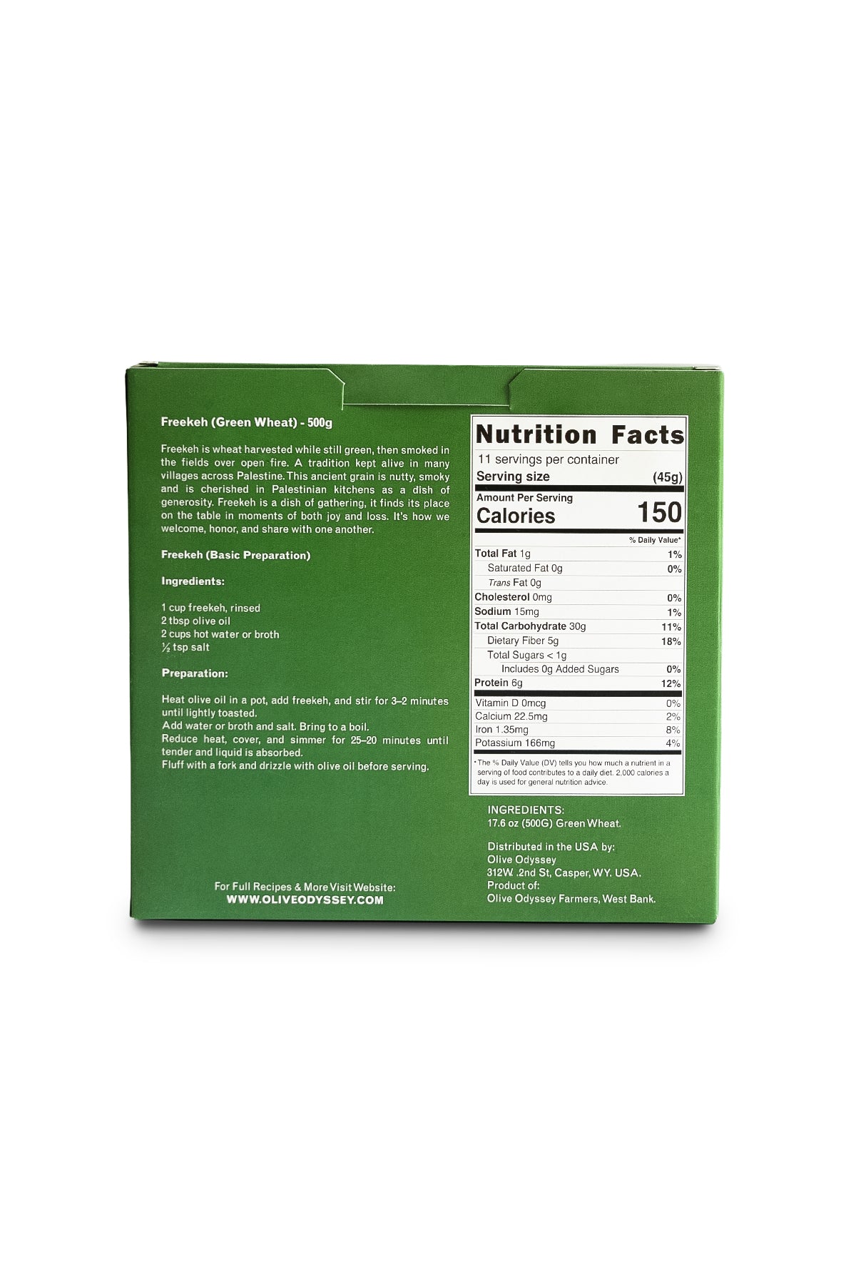 Palestinian Freekeh [500 G - 17.6 OZ]