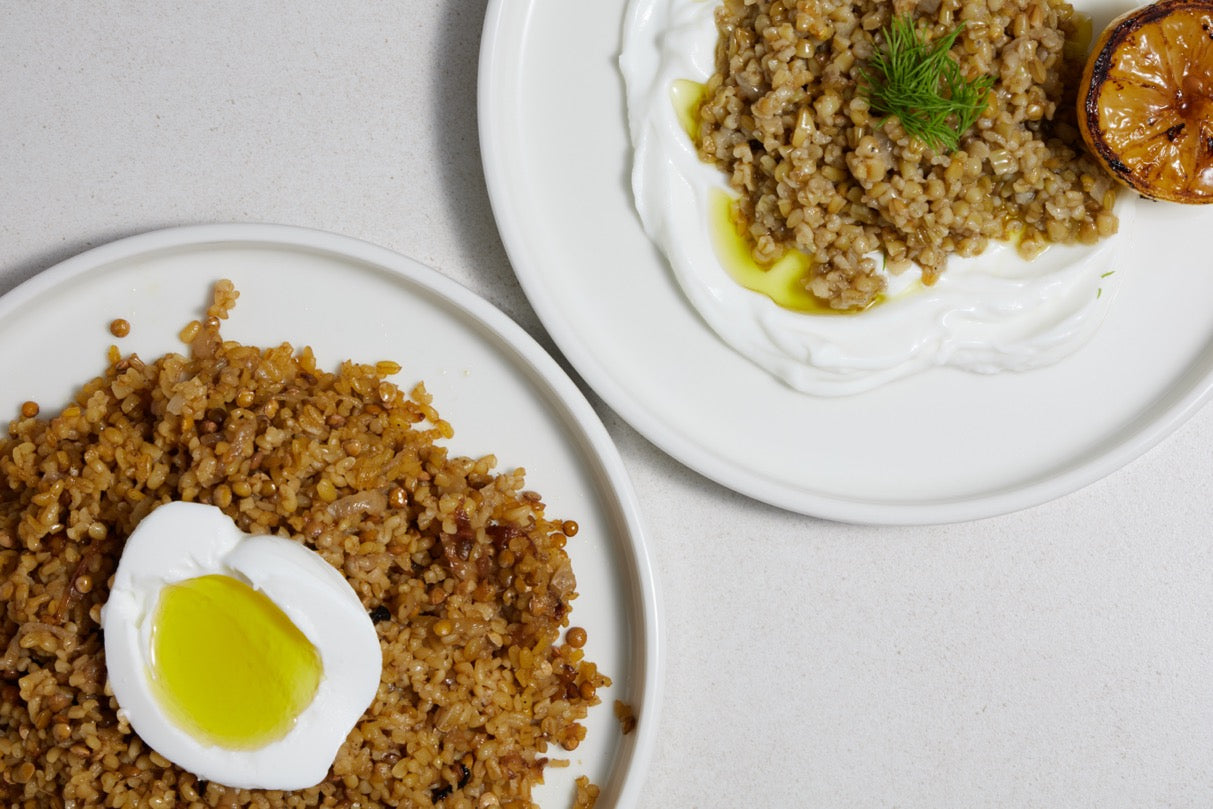 Freekeh, two ways.