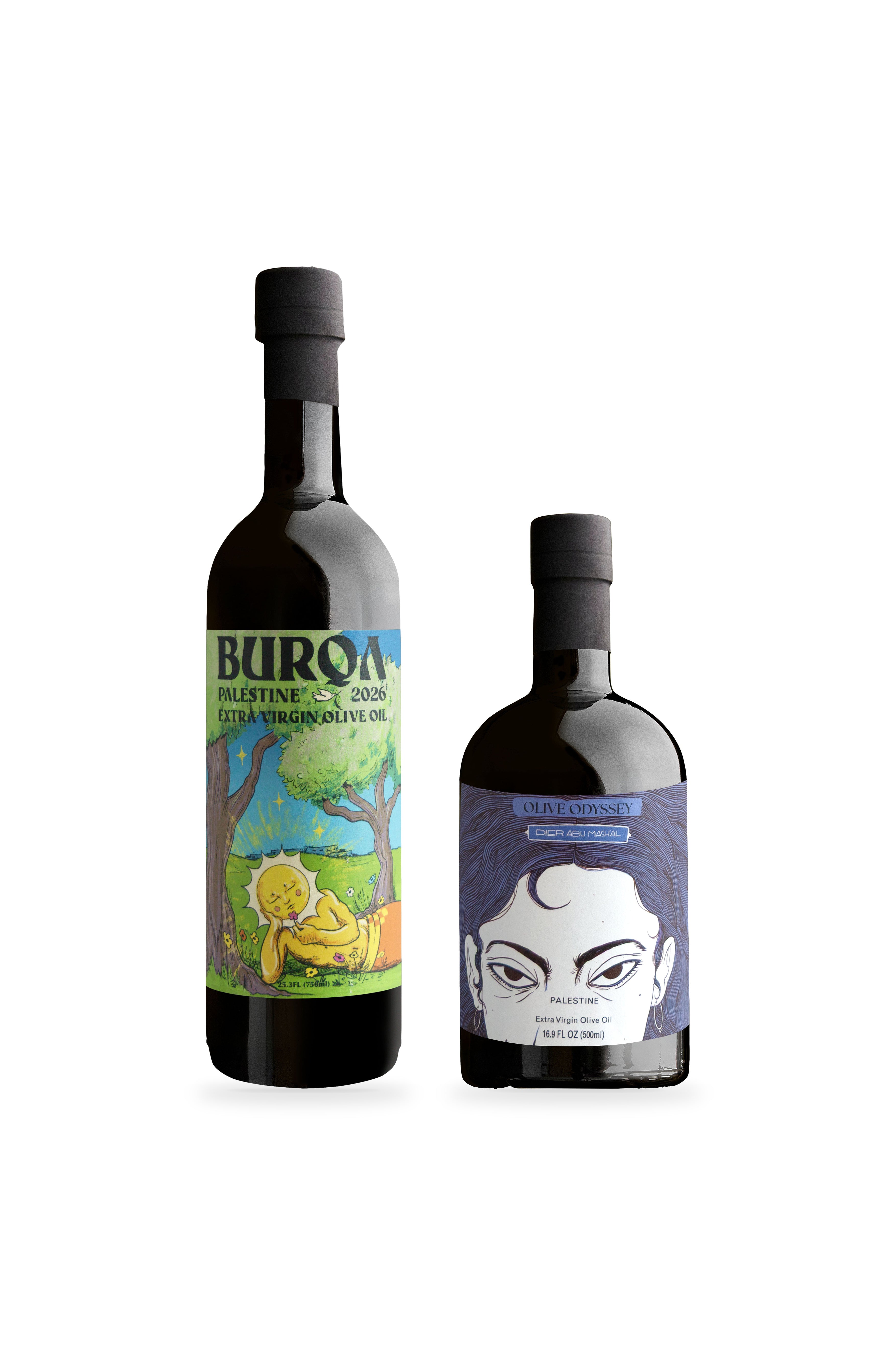 Drizzle and Roast, 2 bottles, front