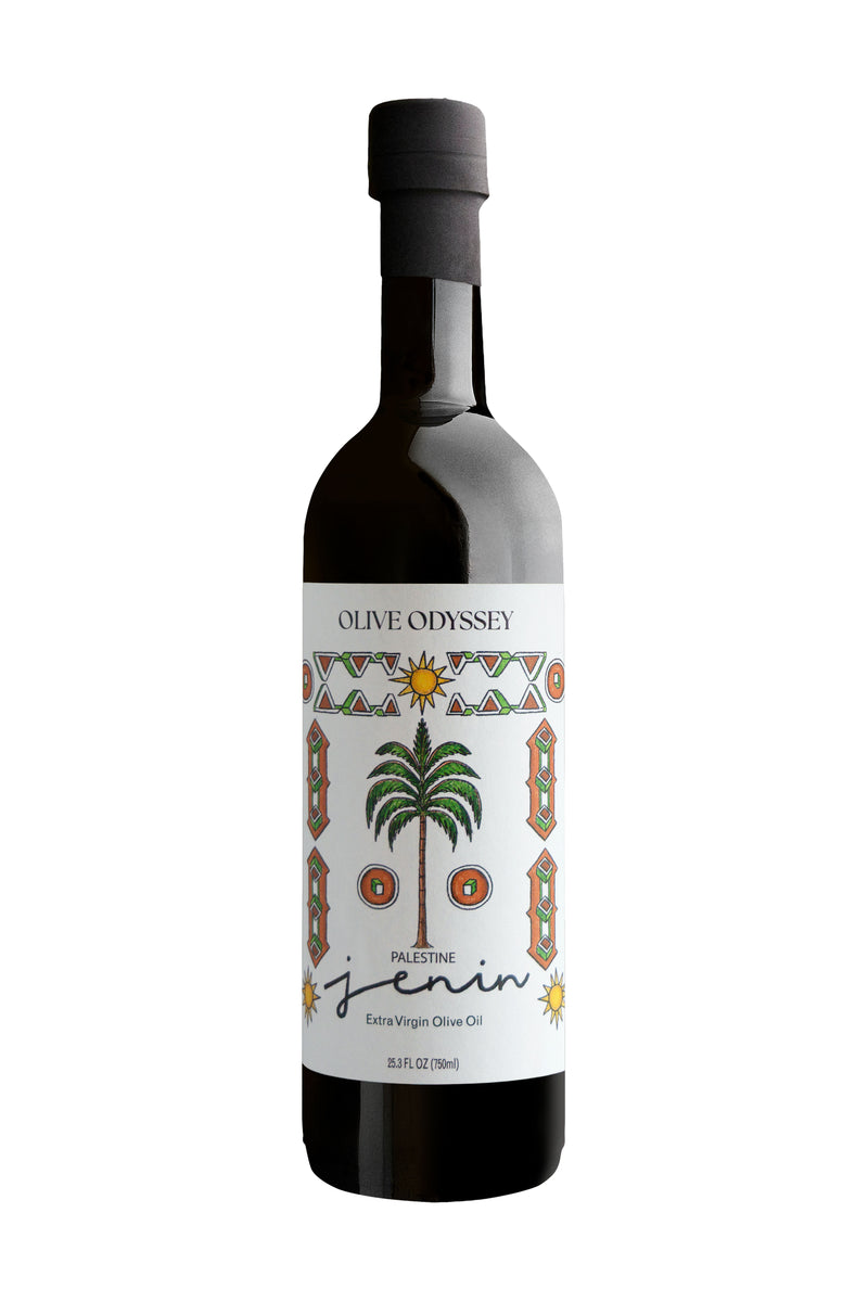 Jenin extra virgin olive oil, 750 ml, front