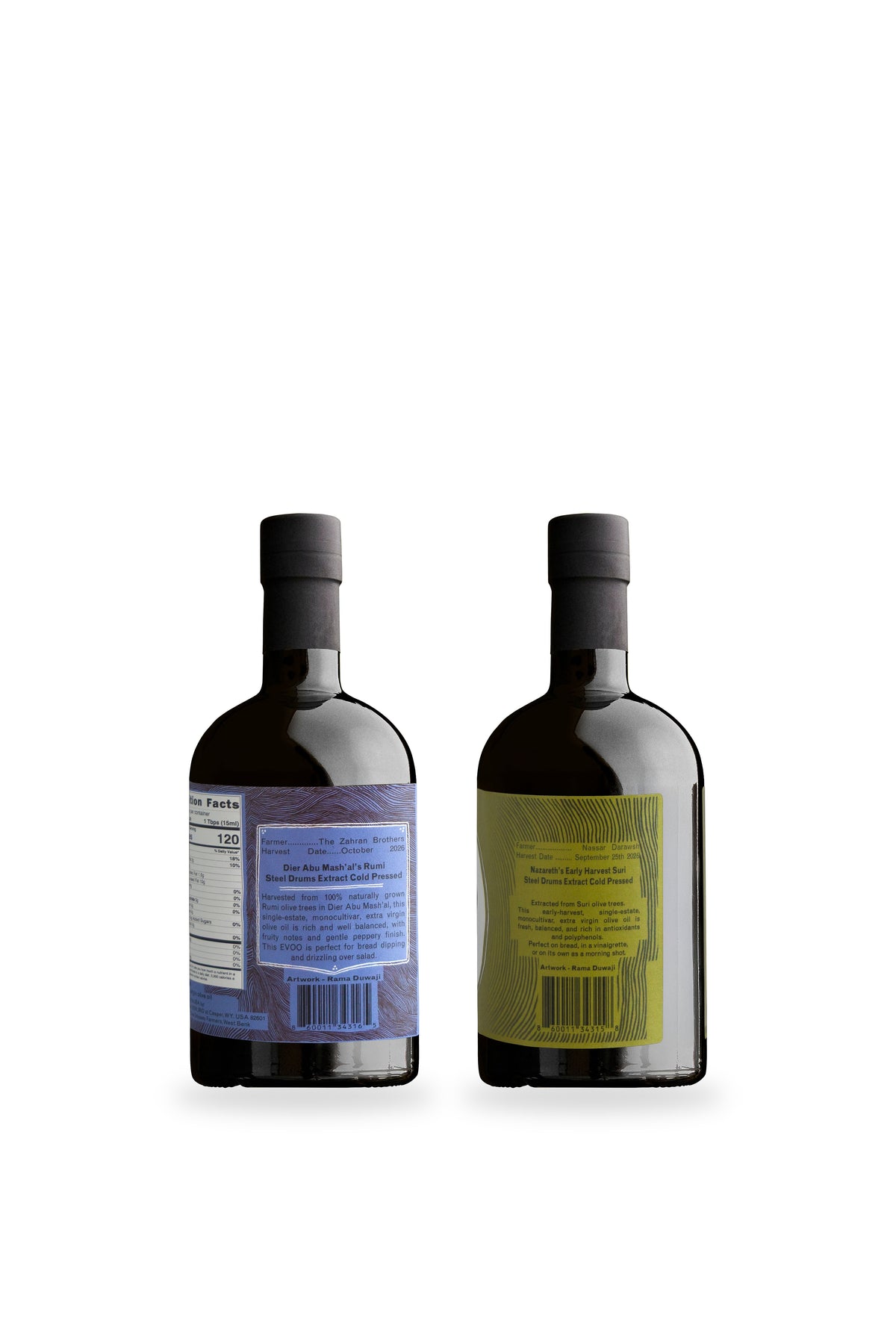 The Bold Pair, 2 bottles, side