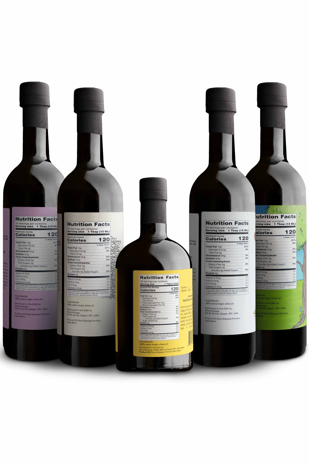 The Cellar, 5 bottles, back