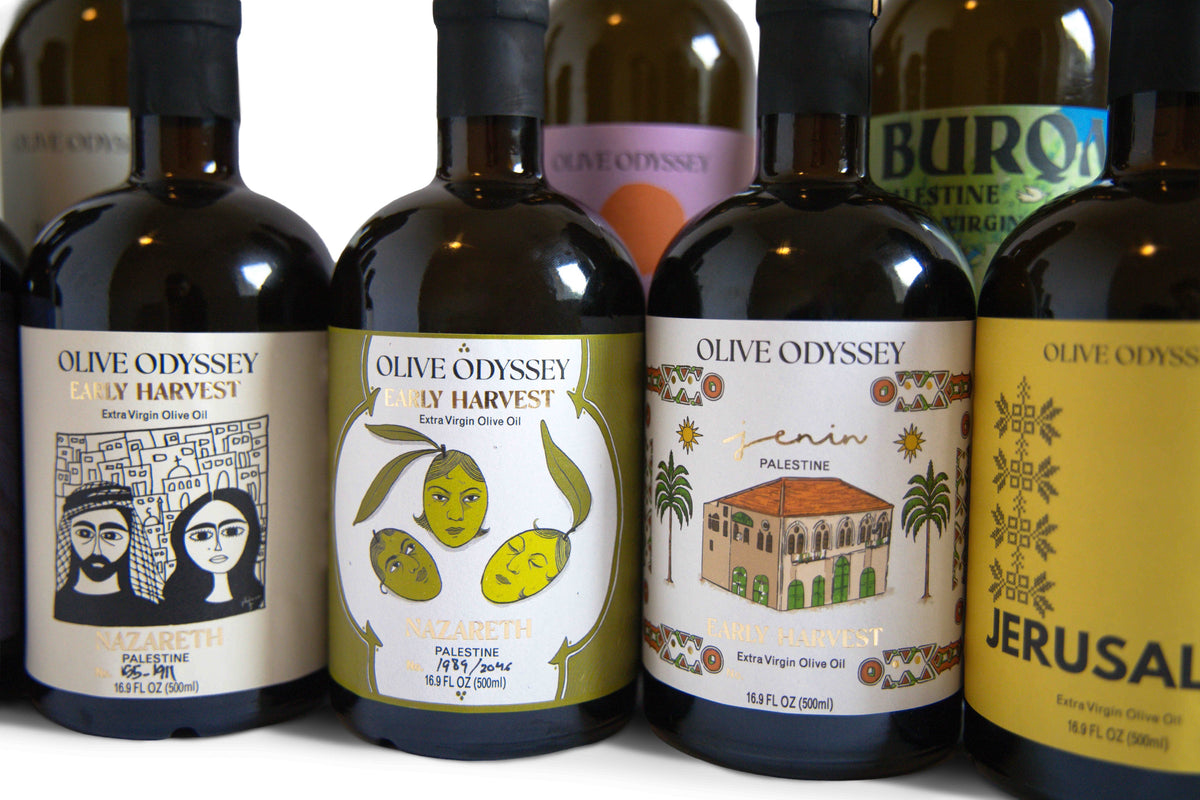Close-up of the 2026 bottle labels in The Full Harvest.