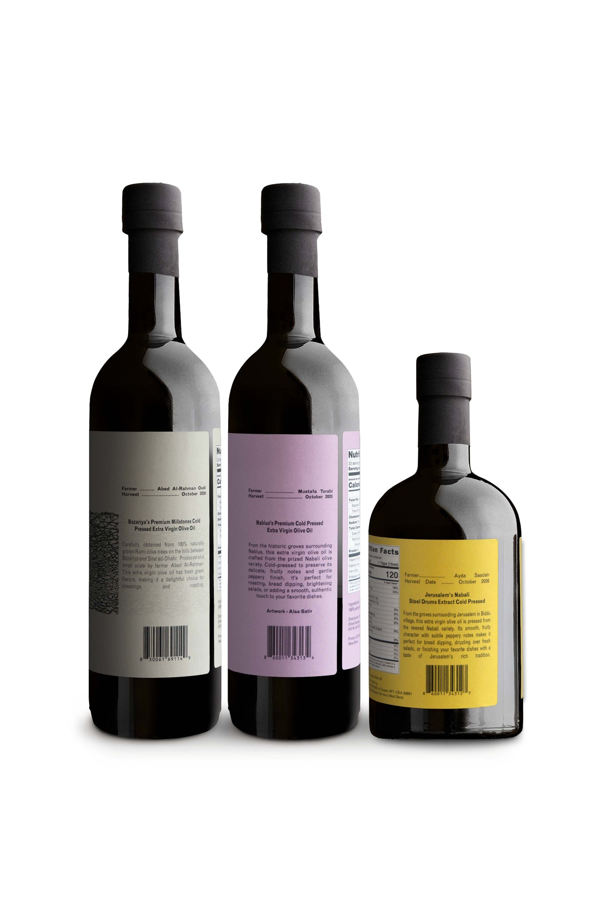 The Tasting Gift, 3 bottles, side