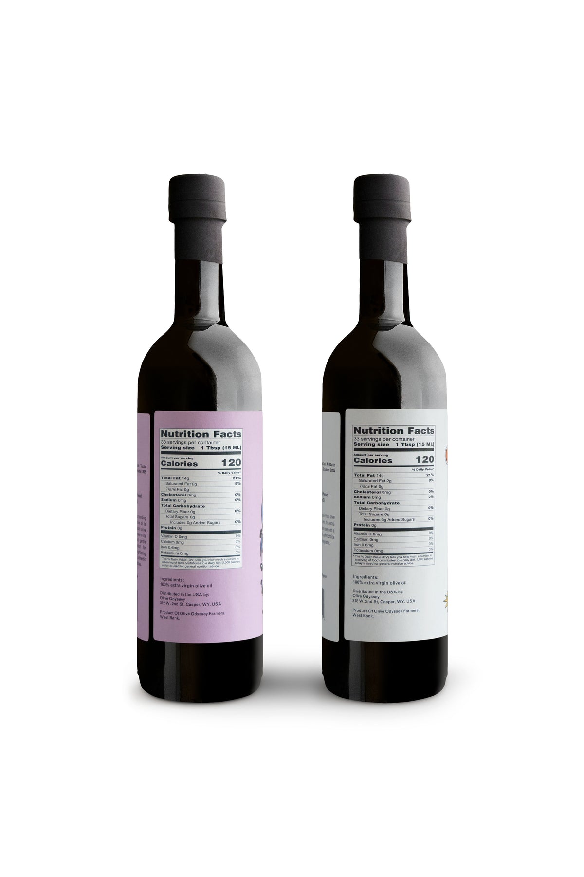 Two for the Table, 2 bottles, back