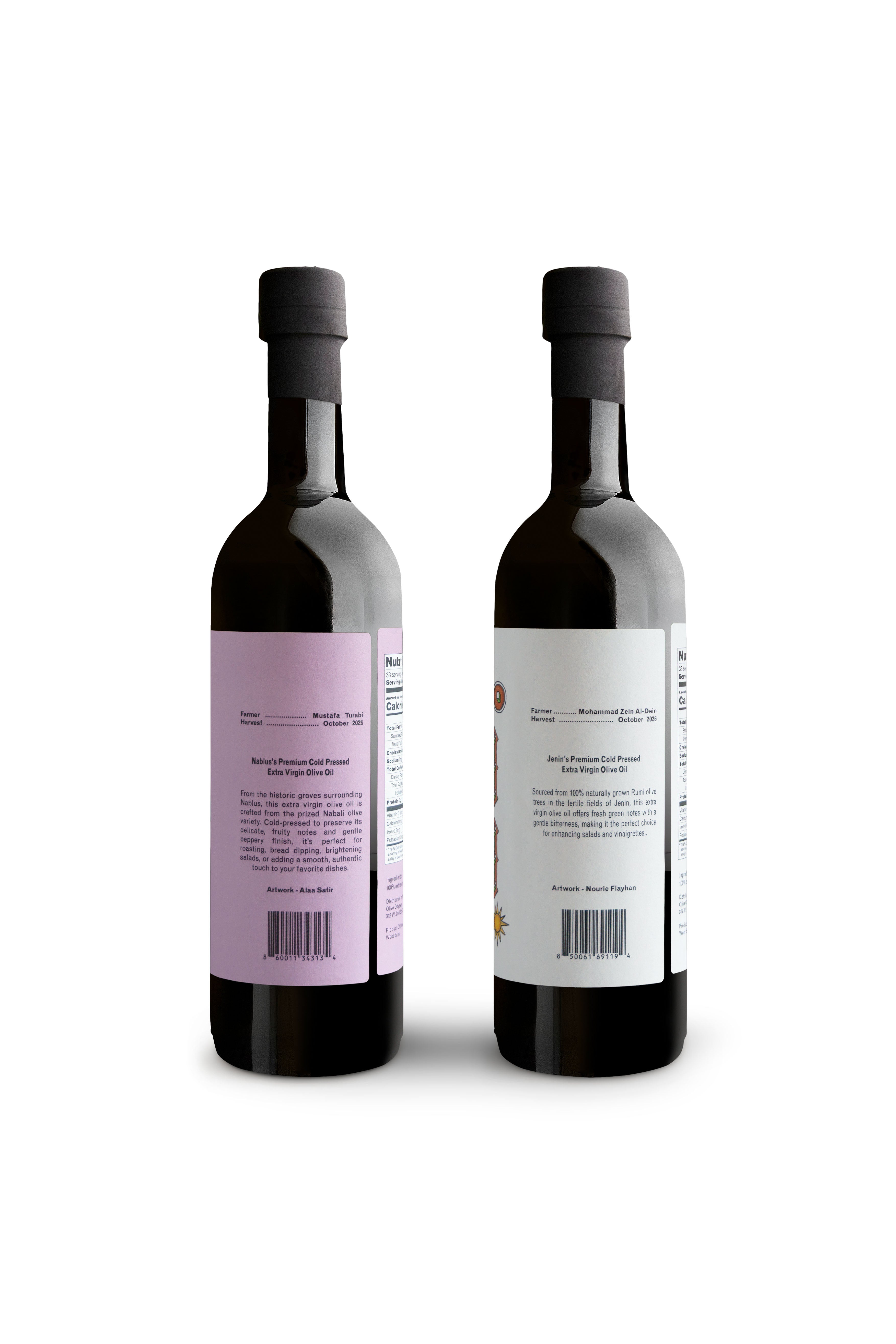 Two for the Table, 2 bottles, side