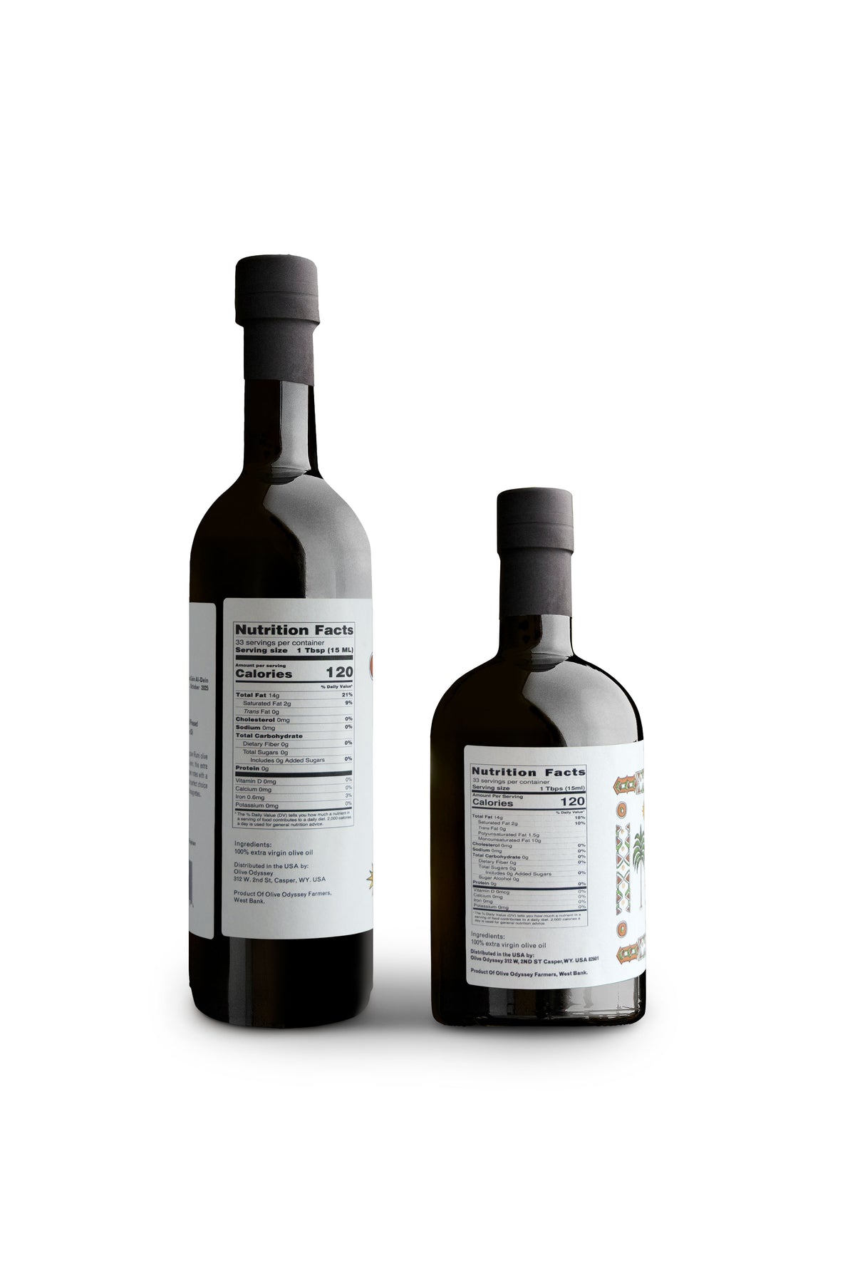 Two Harvests, 2 bottles, back